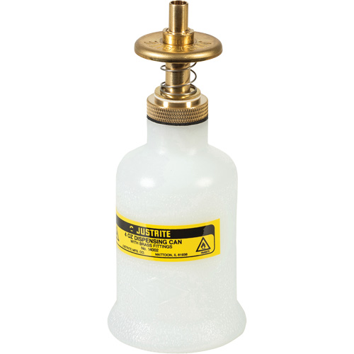 Dispenser Bottles, 4 oz., FM Approved NTL Industrial