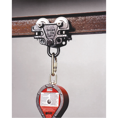 Trousse d'adaptateur de connexion d'ancrage pour chariots de poutre Miller, Poutre en I, Usage Temporaire NTL Industrial