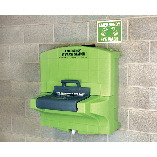 Poste de douche oculaire Fendall Pure Flow 1000, Aliment&eacute; par gravit&eacute;, Capacit&eacute; 7 gal., Conformit&eacute; ANSI Z358.1 NTL Industrial