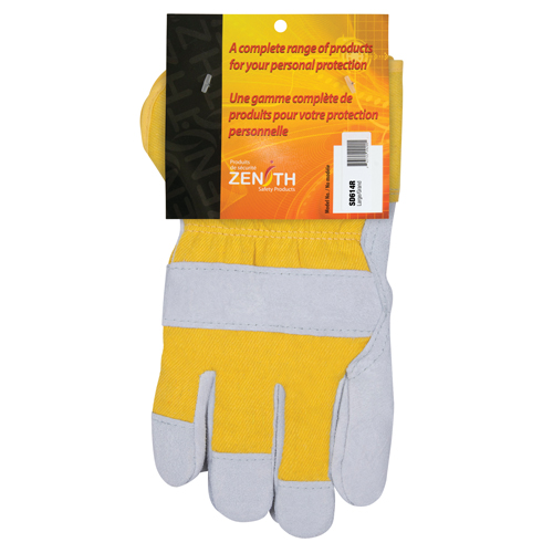 Winter-Lined Fitters Gloves, Large, Split Cowhide Palm, Boa Inner Lining NTL Industrial