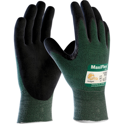 Gants en tricot sans coutures MaxiFlex Cut ATG, Taille T-petit, Calibre 15, Rev&ecirc;tement Mousse de nitrile, Enveloppe en Poly&eacute;thyl&egrave;ne, ANSI/ISEA 105 niveau 2/EN 388 niveau 3 NTL Industrial