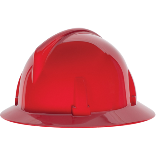 TopGard&reg; Full Brim Hardhat, Meets CSA Type 1, Ratchet Suspension, Non-Vented NTL Industrial