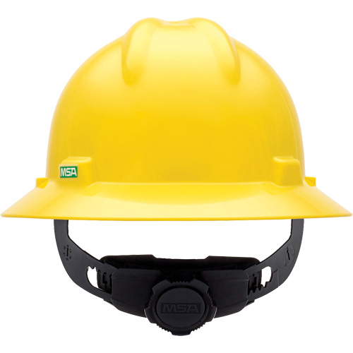 Casques de s&eacute;curit&eacute; &agrave; bordure compl&egrave;te V-Gard, R&eacute;pond aux normes CSA type 1, Suspension Rochet, Non ventil&eacute; NTL Industrial