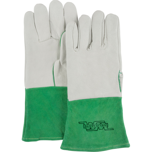 Gants de soudage TIG de premi&egrave;re qualit&eacute;, Cuir fleur de vache, Taille Moyen NTL Industrial