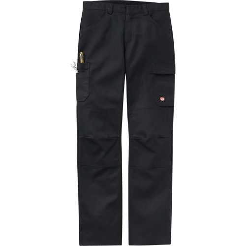 Performance Shop Pants, Canvas/Cotton/Polyester, Black, Size 30, 37 Inseam NTL Industrial