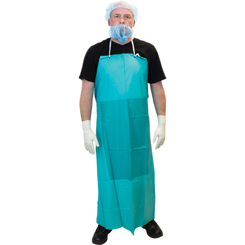 PVC Aprons, PVC, Green, 36" W x 50" L NTL Industrial