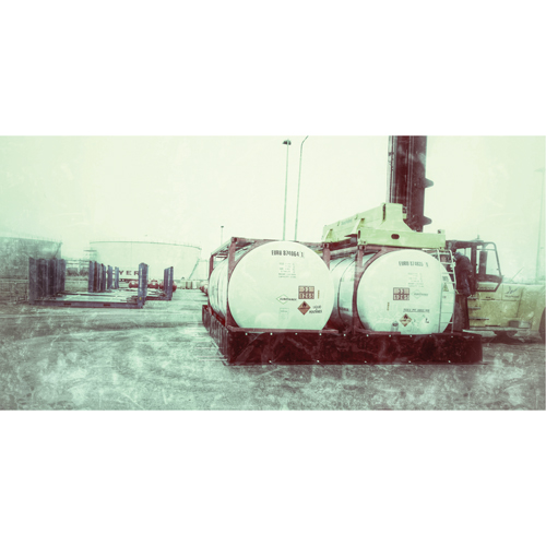 Berme pour r&eacute;servoir double ISO, Capacit&eacute; 7180 gal. US, 24' la x 20' lo x 24" h, Support en L NTL Industrial