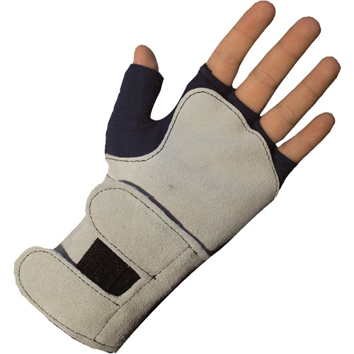 Anti-Impact Glove With Wrist Support, Medium, Synthetic Palm, Slip-On Cuff NTL Industrial