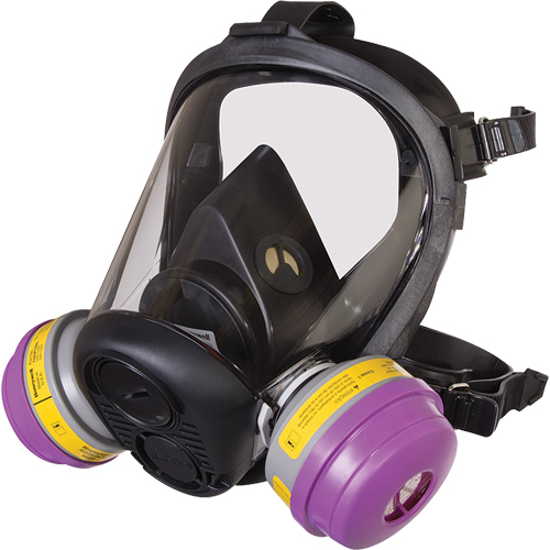 Respirateur &agrave; masque complet de s&eacute;rie RU6500 de North, Silicone, Grand NTL Industrial