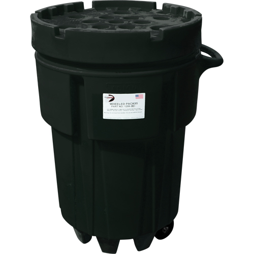 Contenants roulants Poly-Spillpaks, 95 gal. US, Mobile NTL Industrial