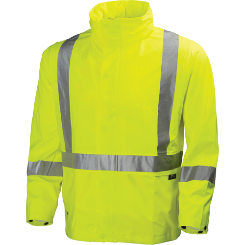 Narvik Rainwear - Jacket, Polyester, High Visibility Lime-Yellow, Small NTL Industrial