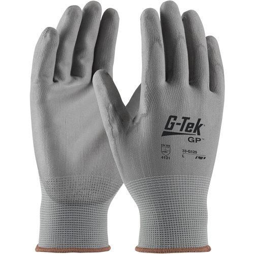G-Tek 33G-165 Coated Gloves, 9/Large, Polyurethane Coating, 13 Gauge, Nylon Shell NTL Industrial