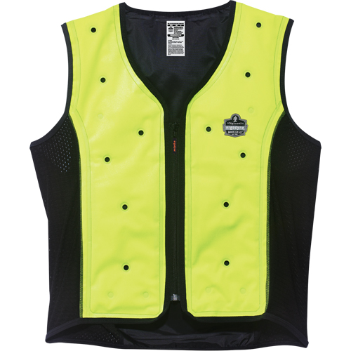 Vestes refroidissantes &agrave; &eacute;vaporation s&egrave;che Chill-Its 6685, Moyen, Jaune lime haute visibilit&eacute; NTL Industrial