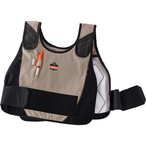 6215 Phase Change Cooling Vests, Small/Medium, Khaki NTL Industrial