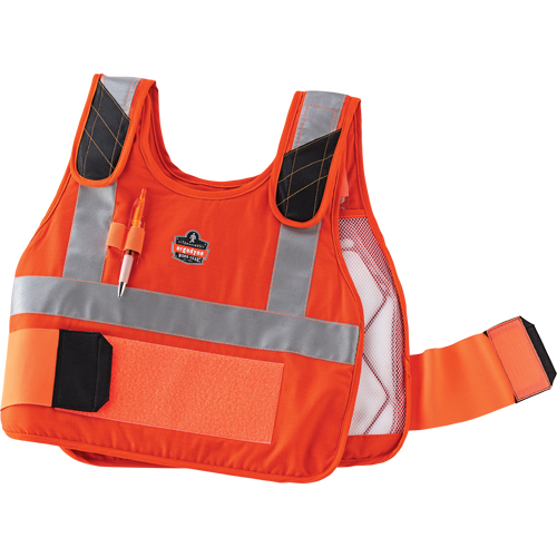 6215HV Phase Change Cooling Vests, Small/Medium, Orange NTL Industrial