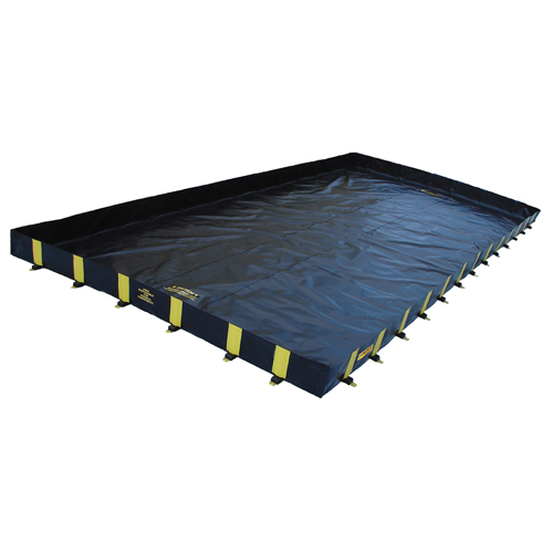 Bermes Rigid-Lock QuickBerm, Capacit&eacute; 1795 gal., 12' la x 20' lo x 12" h, Paroi &agrave; piquets NTL Industrial