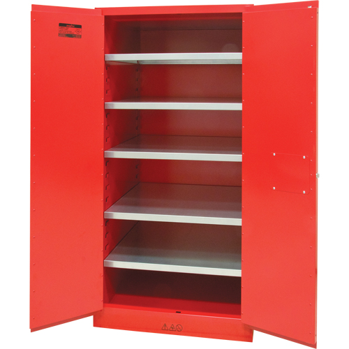 Paint/Ink Cabinet, 96 gal., 5 Shelves NTL Industrial