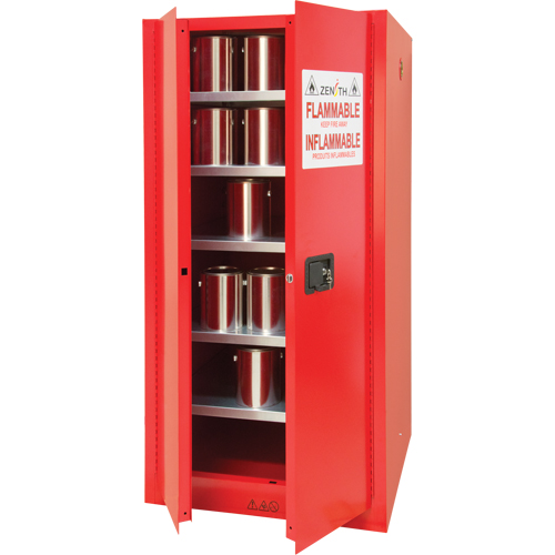 Paint/Ink Cabinet, 96 gal., 5 Shelves NTL Industrial