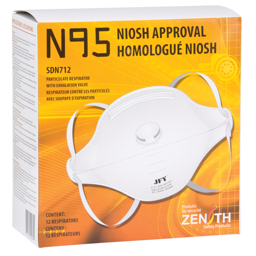 Respirateur contre les particules, N95, Certifi&eacute; NIOSH, Moyen/grand NTL Industrial