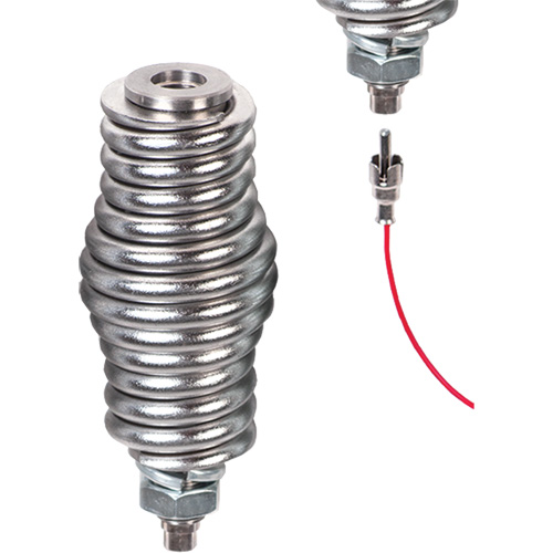 Support porte-drapeau Safety Whip, Fixation Ressort NTL Industrial