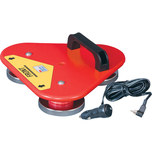 Safety Whip&reg; Flagstaff Mounting Base, Magnet Mount NTL Industrial