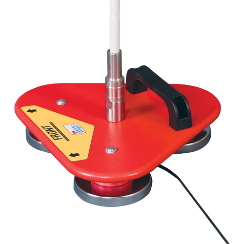 Safety Whip&reg; Flagstaff Mounting Base, Magnet Mount NTL Industrial