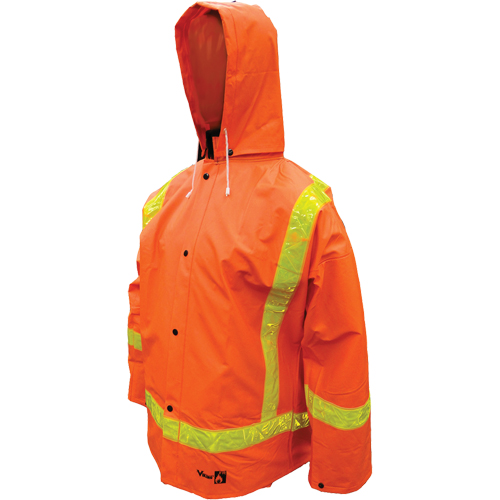 V&ecirc;tements imperm&eacute;ables en PVC ignifuges Open Road , Petit, Orange NTL Industrial