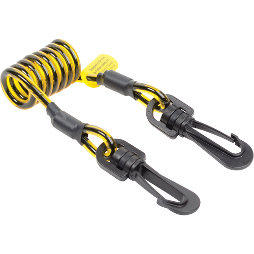 Coil Tool Tether, Coil, Dual Clip NTL Industrial
