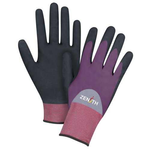 ZX-2 Premium Coated Gloves, 10/X-Large, Nitrile/Foam Nitrile Coating, 18 Gauge, Nylon Shell NTL Industrial