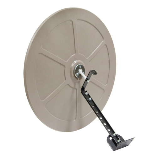 Convex Mirror with Bracket, Indoor/Outdoor, 26" Diameter NTL Industrial