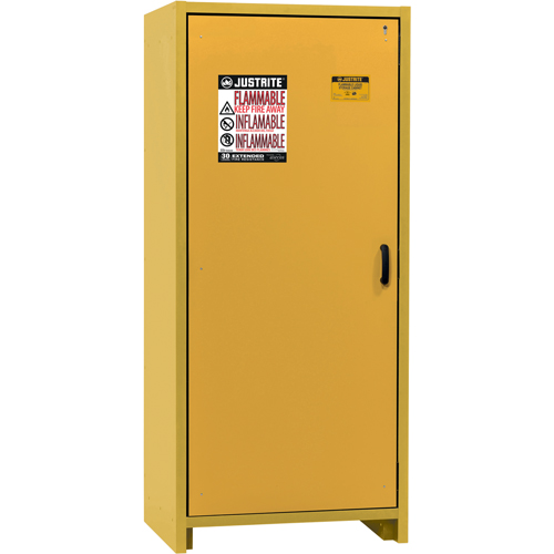 30-Minute EN Safety Storage Cabinet, 30 gal., 1 Door, 34.02" W x 76.65" H x 24.21" D NTL Industrial