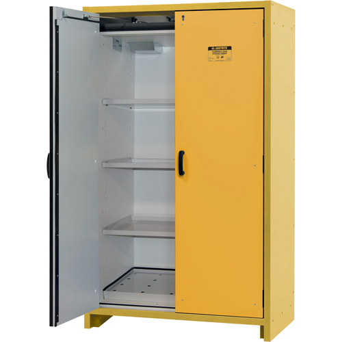 30-Minute EN Safety Storage Cabinet, 45 gal., 2 Door, 45.83" W x 76.65" H x 24.21" D NTL Industrial