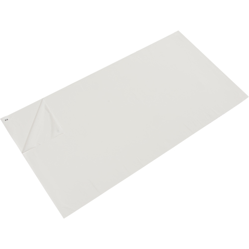 Tapis pelables de rechange pour salle blanche, &eacute;paisseur 1,57 mils, 2' la, 3-3/4' lo x Blanc NTL Industrial