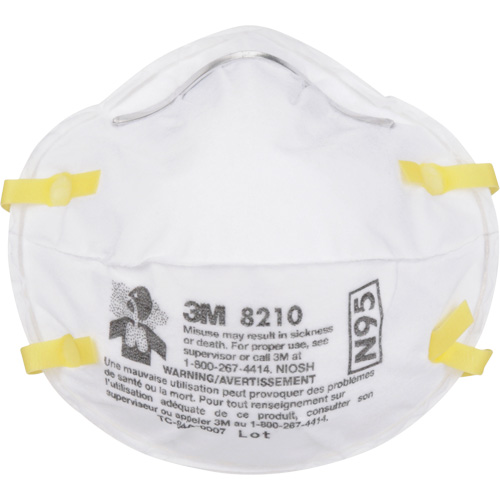 Respirateurs contre les particules 8210, N95, Certifi&eacute; NIOSH NTL Industrial