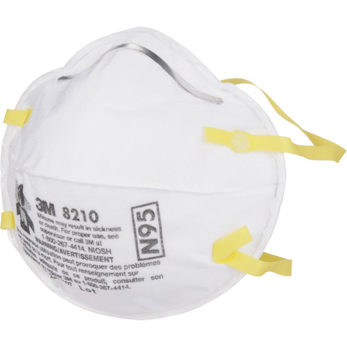 Respirateurs contre les particules 8210, N95, Certifi&eacute; NIOSH NTL Industrial