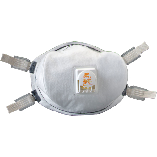 Respirateurs contre les particules 8233, N100, Certifi&eacute; NIOSH NTL Industrial