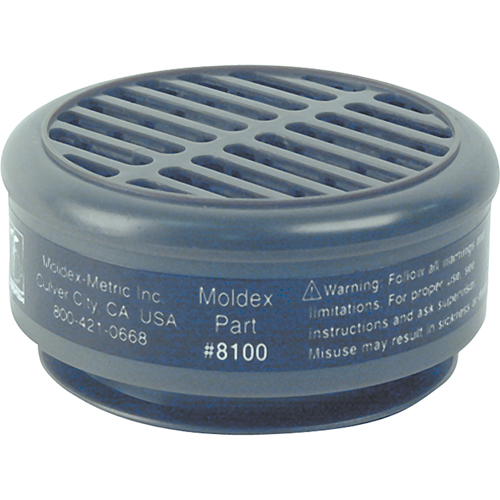 8000 Series Replacement Cartridges, Gas/Vapour Cartridge, Organic Vapour NTL Industrial