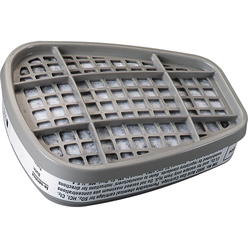 6000 Series Respirator Cartridges, Gas/Vapour Cartridge, Acid Gas NTL Industrial