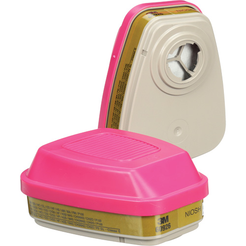 Cartouches pour respirateur s&eacute;rie 6000, Cartouche gaz/vapeur, Gaz multiples/Vapeurs/P100 NTL Industrial