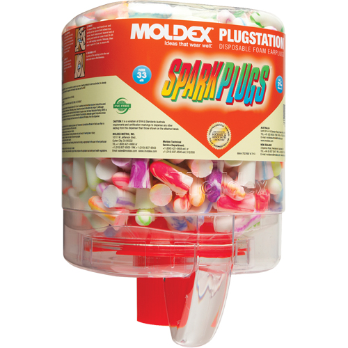 Distributeurs de bouchons d'oreilles Plugstation SparkPlugs NTL Industrial