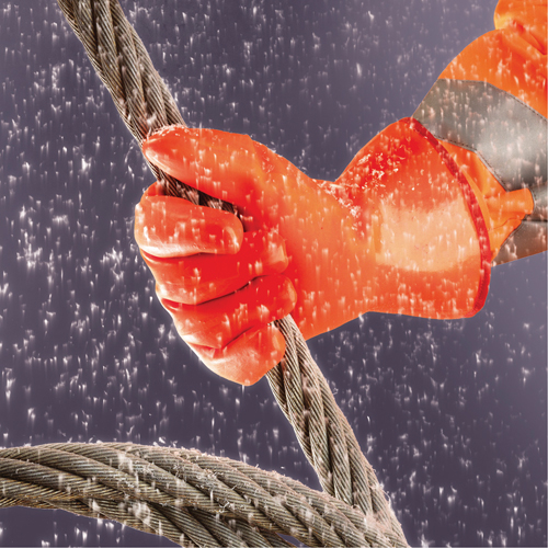 Gants Polar Grip 23-700, 9/Grand, R&ecirc;vetement PVC, Enveloppe en Nylon NTL Industrial