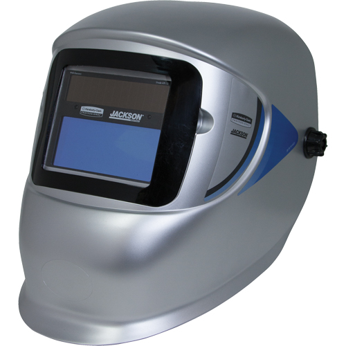 WH40 Variable ADF Welding Helmet, 3.77" L x 1.65" W View Area, 9 - 13 Shade Range, Silver NTL Industrial
