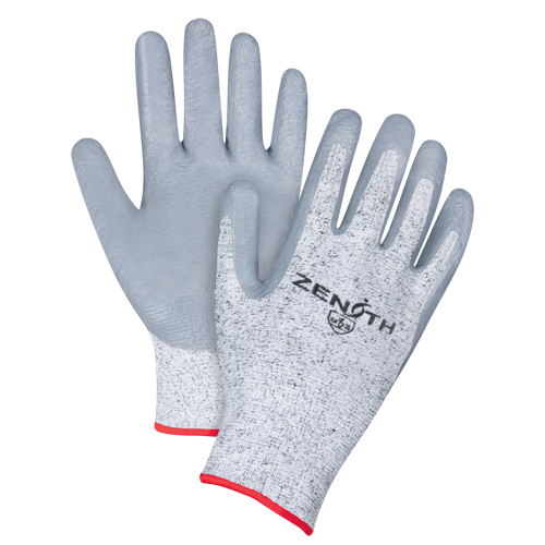 Seamless Stretch Cut-Resistant Gloves, Size Small/7, 13 Gauge, Nitrile Coated, HPPE Shell, ANSI/ISEA 105 Level 2/EN 388 Level 3 NTL Industrial