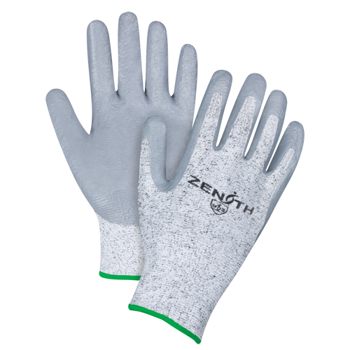 Gants &eacute;lastiques sans coutures r&eacute;sistants &agrave; la coupe, Taille Moyen/8, Calibre 13, Rev&ecirc;tement Nitrile, Enveloppe en PEHP, ANSI/ISEA 105 niveau 2/EN 388 niveau 3 NTL Industrial