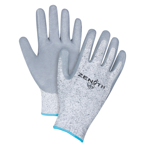 Seamless Stretch Cut-Resistant Gloves, Size X-Large/10, 13 Gauge, Nitrile Coated, HPPE Shell, ANSI/ISEA 105 Level 2/EN 388 Level 3 NTL Industrial