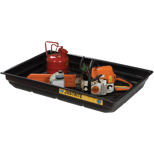 Plateau pour les d&eacute;versements EcoPolyBlend , 47,5" lo x 23" la x 5,5" h, Cap. de d&eacute;versement 20 gal. NTL Industrial