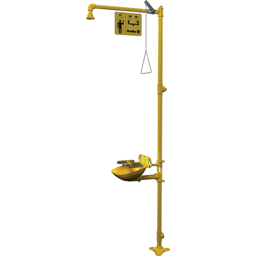 Combinaison de douche d'urgence & douche oculaire Halo NTL Industrial
