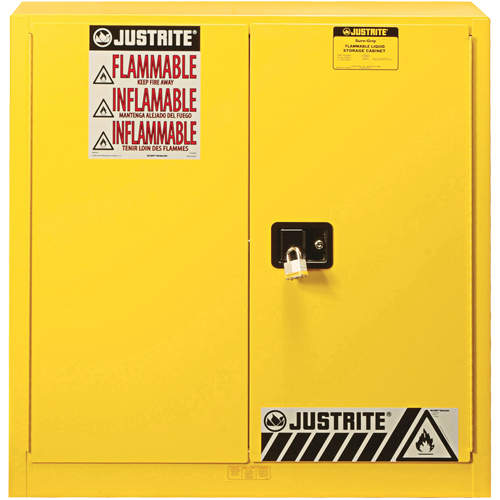Armoire de s&eacute;curit&eacute; pour produits inflammables Ex Sure-Grip, 30 gal., 2 Porte(s), 36" La x 35" h x 24" p NTL Industrial