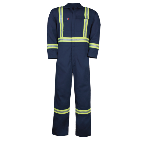 Combinaison non doubl&eacute;e Westex UltraSoft, Taille 34/36, Bleu marine, 12,4 cal/cm2 NTL Industrial