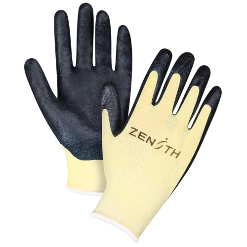 Gants r&eacute;sistants &agrave; la coupe avec prise sup&eacute;rieure, Taille 12/3T-Grand, Calibre 13, Rev&ecirc;tement Mousse de nitrile, Enveloppe en Aramide, ANSI/ISEA 105 niveau 3/EN 388 niveau 5 NTL Industrial